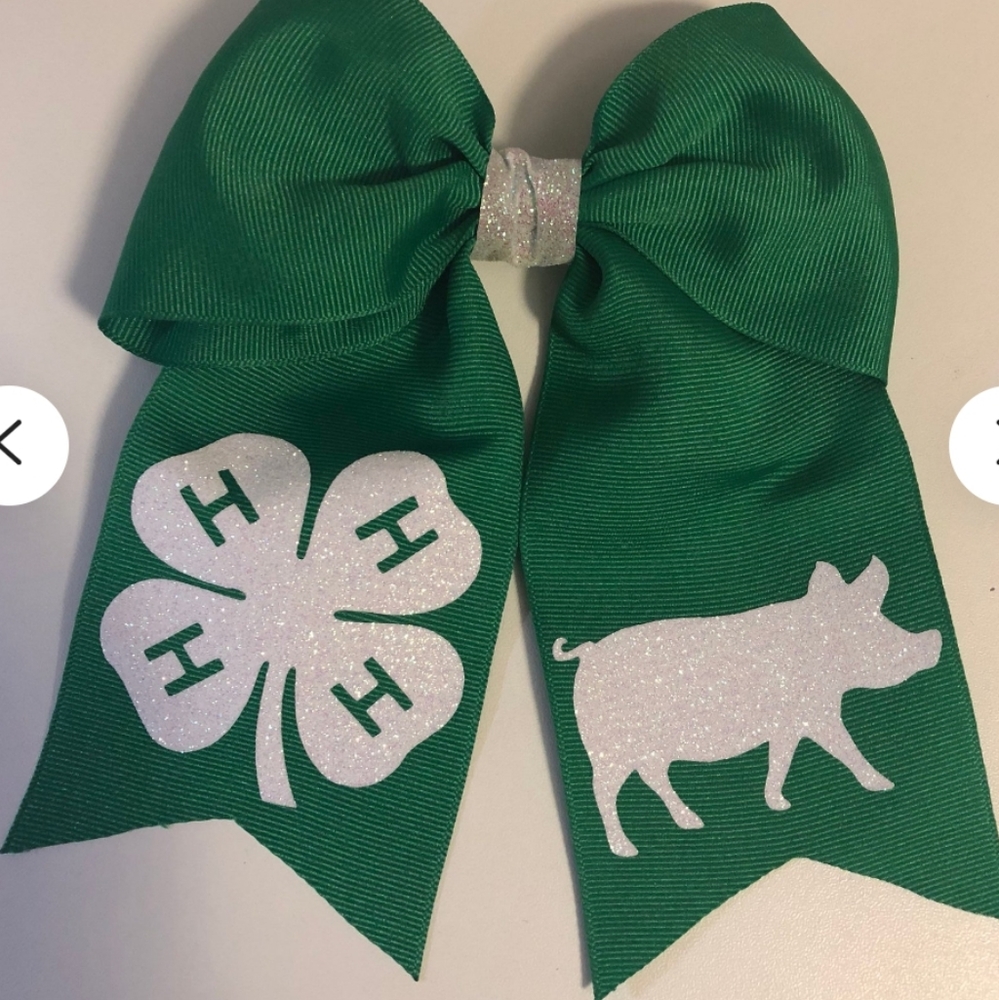 🐷4H Hog Pig Swine Hairbow 🐷